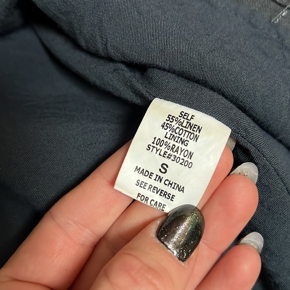 Stripped mini sailor stripes dress with buttons - Picture 10 of 11